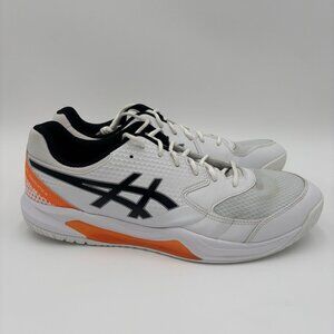 Asics Men's Gel-Dedicate 8 Pickleball Sneaker Shoe 1041A409-100 Size 14 White